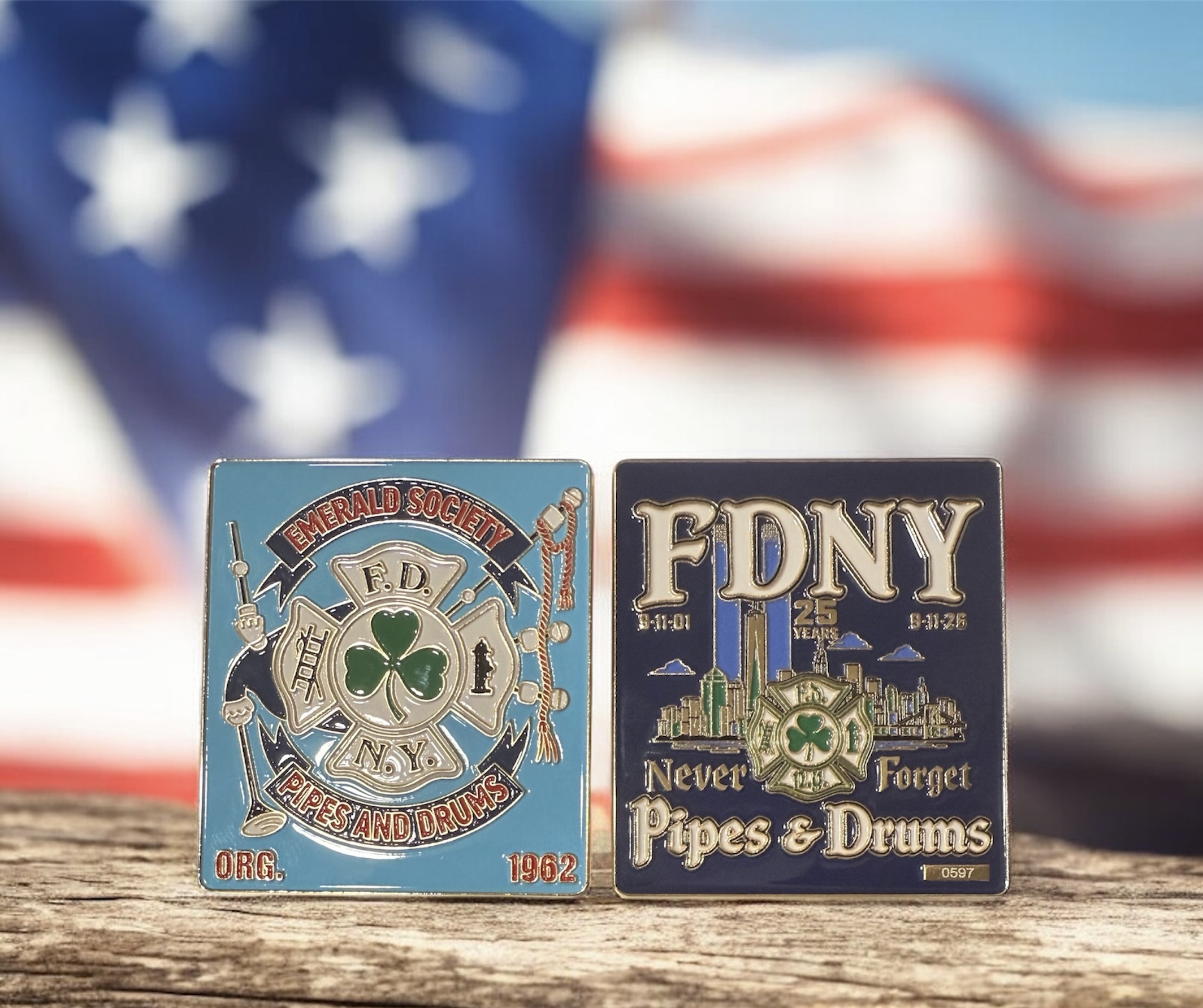 Sept 11th 25th Anniversary Challenge Coin